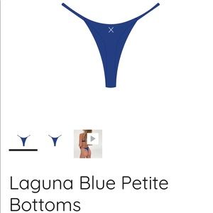 Boutinela Laguna Blue Petite Bikini Bottoms